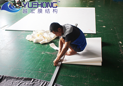 泄露膜結(jié)構(gòu)建筑之膜材剪裁設(shè)計的講究要素